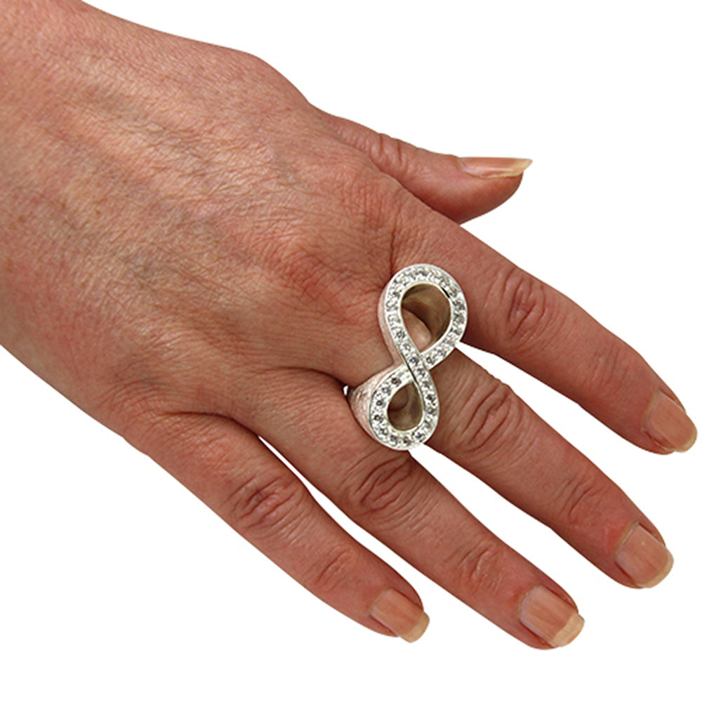 Silber Ring "Eternity" (Sterling Silber 925)