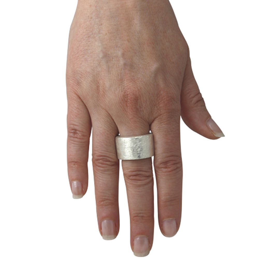 Silber Ring "Simple" 15 mm (Sterling Silber 925)