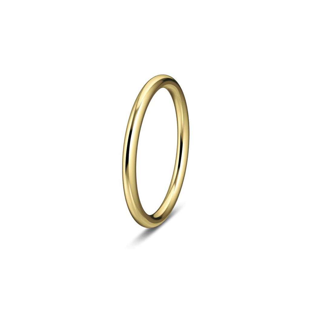 Goldring "Simple" 2 mm (Gelbgold 585)