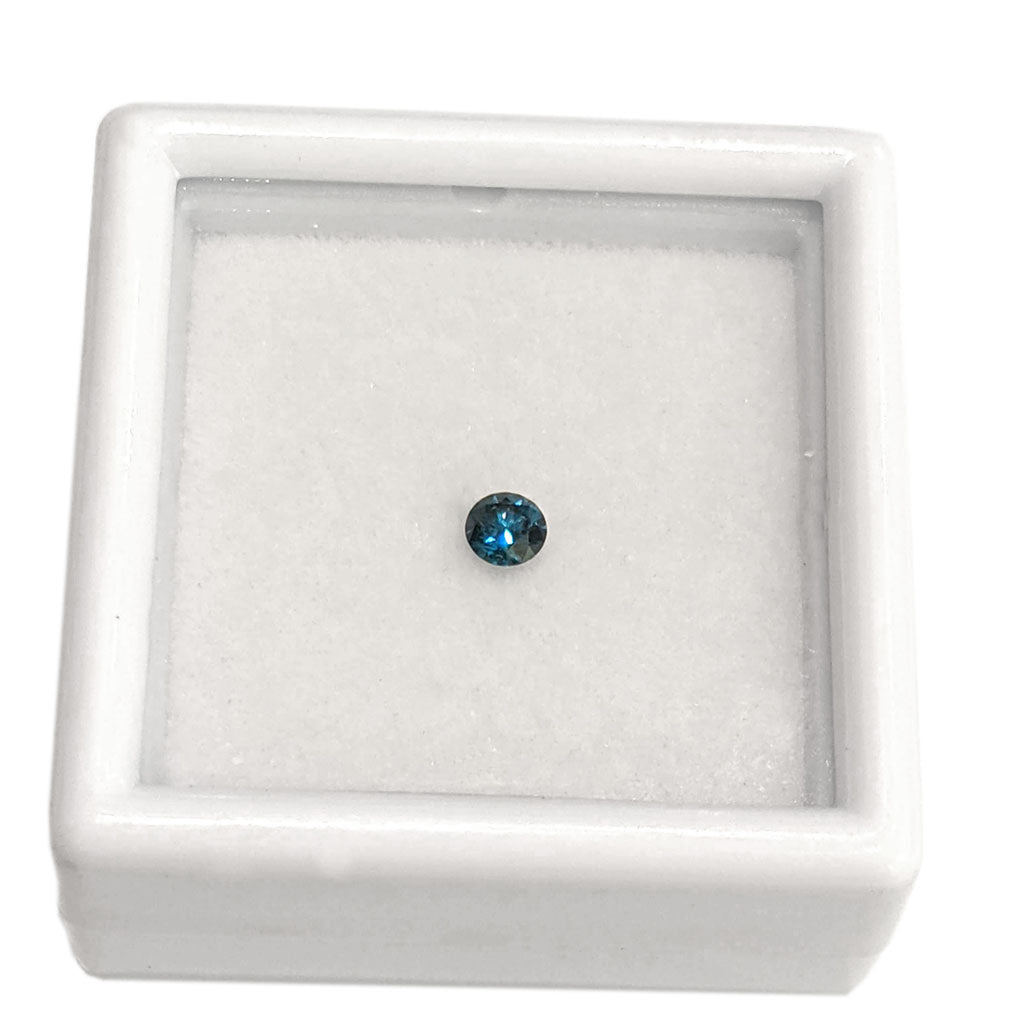 1 blauer Diamant Brillant (SkyBlue) 0,10 Karat