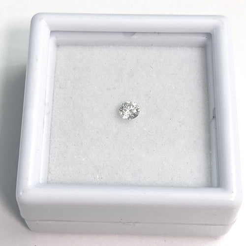 1 Diamant Brillant 0,15 Karat, feines Weiß (F), SI