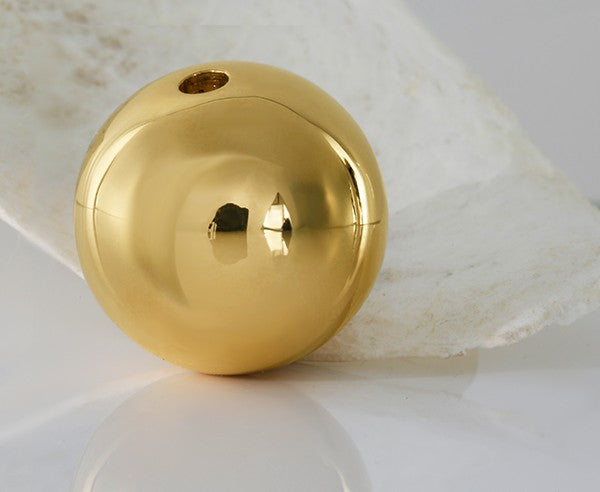 Bajonett Wechselschließe - Kugel (750er Gelbgold) 1 Stück