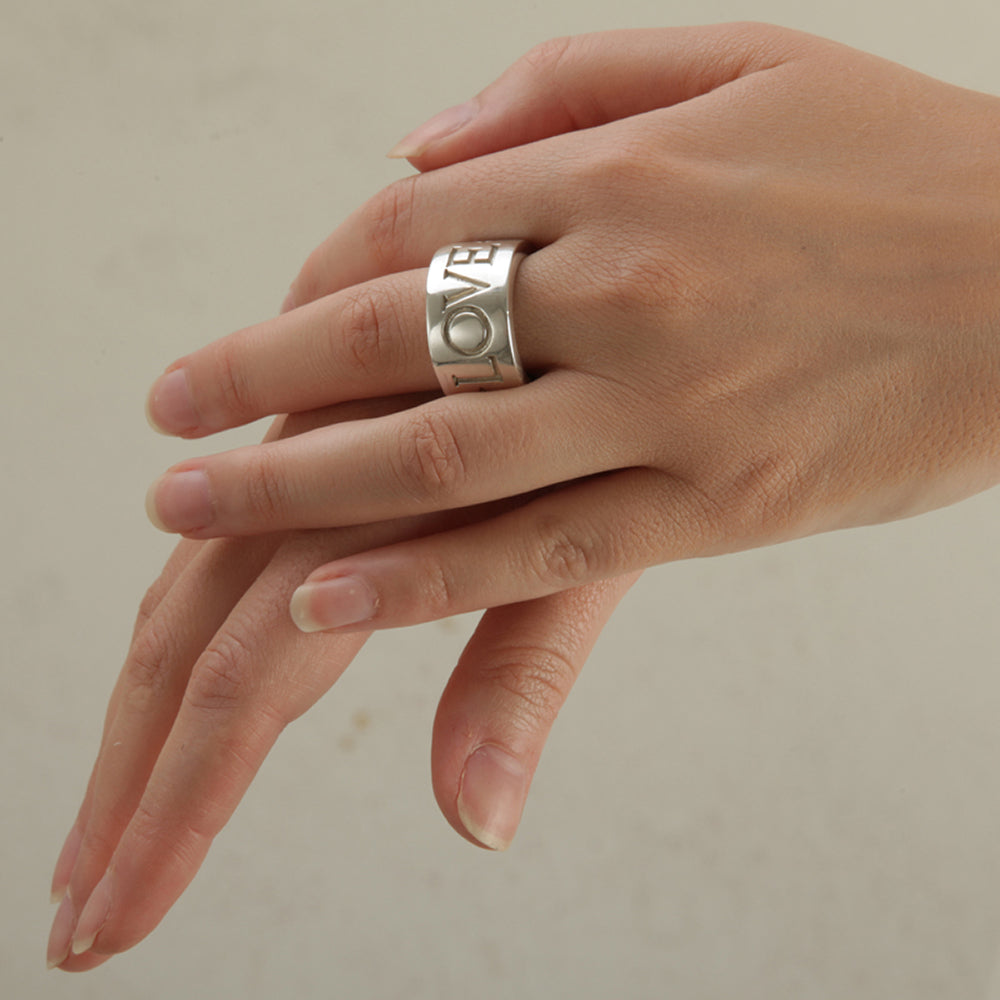 Silber Ring "Trust in Love" (Sterling Silber 925)