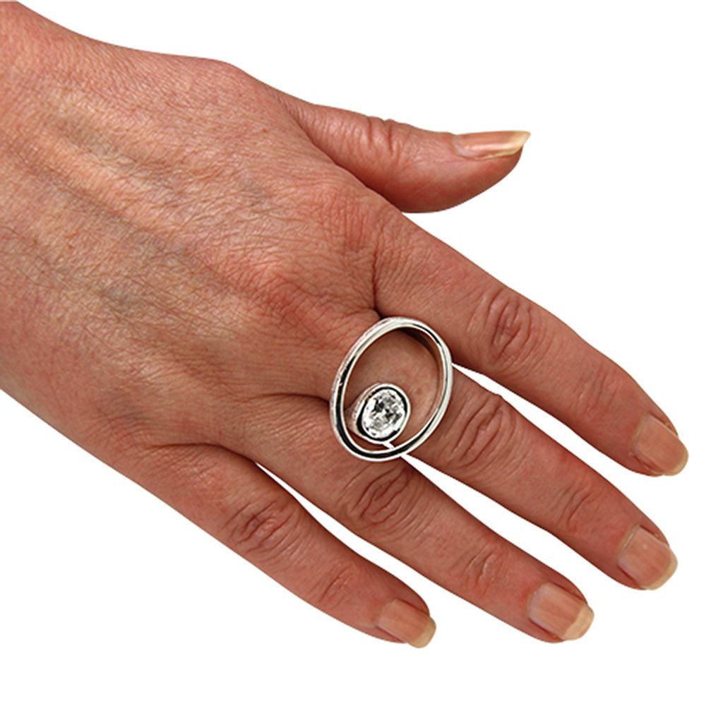 Silber Ring "Teich" (Sterling Silber 925)