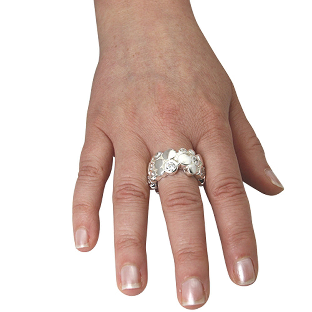 Silber Ring "Glamour" (Sterling Silber 925)