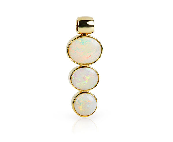 Opal Anhänger TRIO (Gelbgold 585)