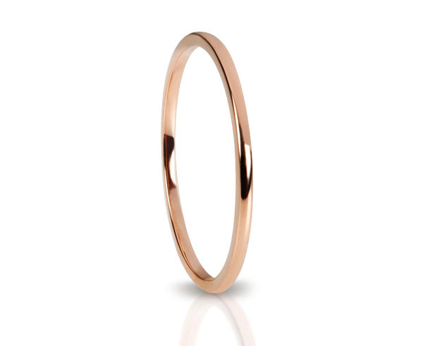 Goldring "Simple" 1 mm (Rosegold 585)