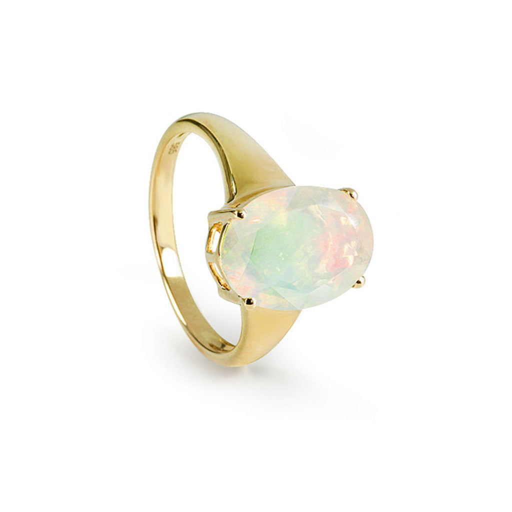 Ring mit Opal (Gelbgold 585)