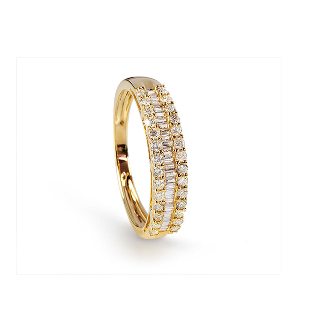 Goldring mit Brillanten 0,47 ct. (Gelbgold 750)