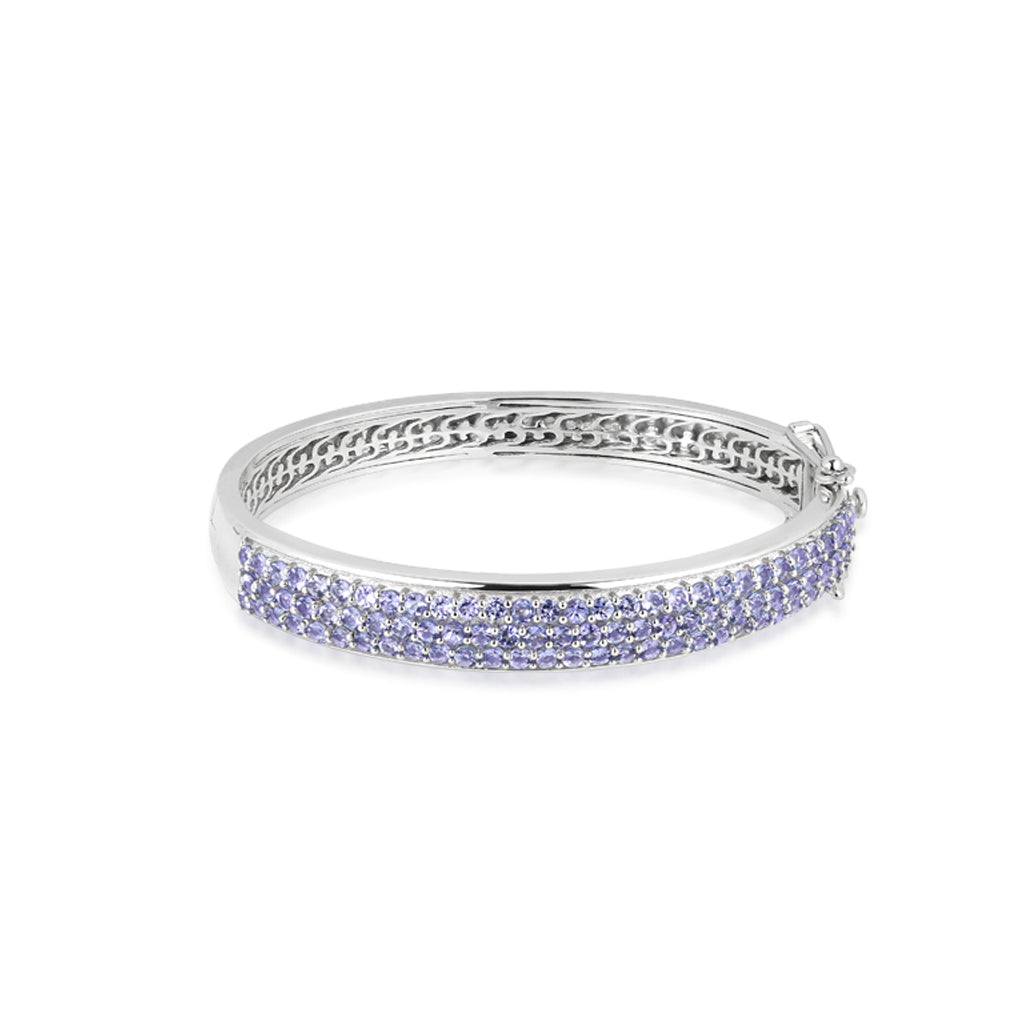 Tansanit Armreif  (Sterling Silber 925)