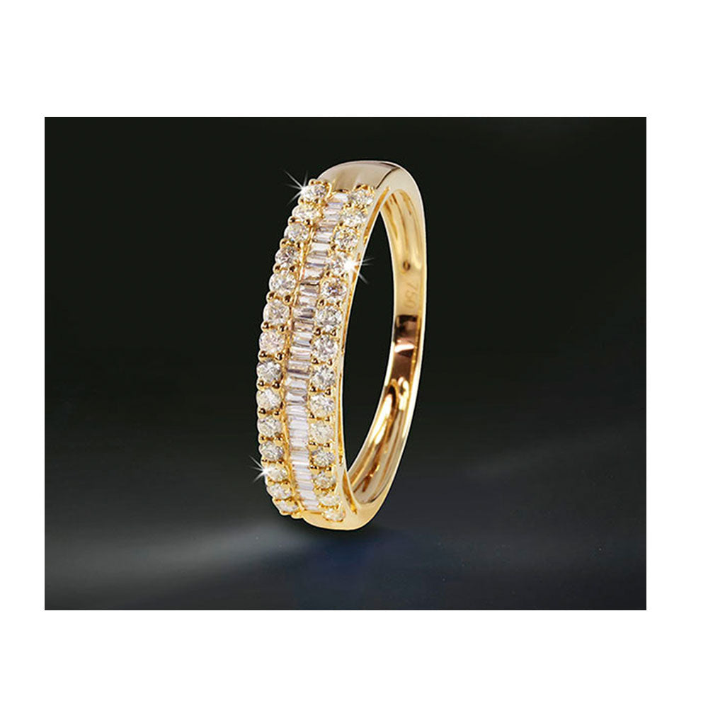 Goldring mit Brillanten 0,47 ct. (Gelbgold 750)