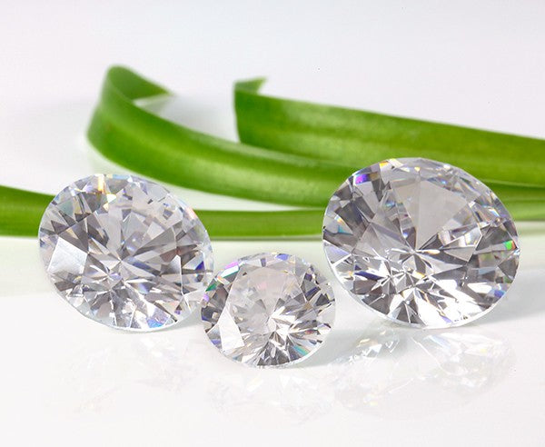 Zirkonia Rundschliff 6 mm – Skielka Designschmuck