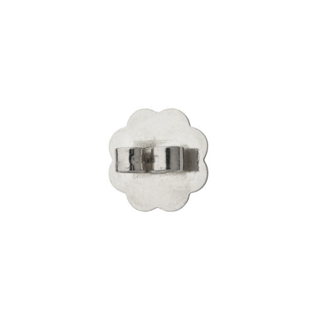 Ohrmutter mit Platte 9 mm (Sterling Silber) 1 Stück
