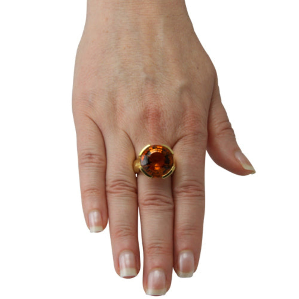 Citrin Ring 20,5 ct. (Gelbgold 585)