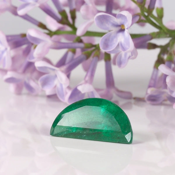 Smaragd Halbmond 18,1 x 8,5 mm