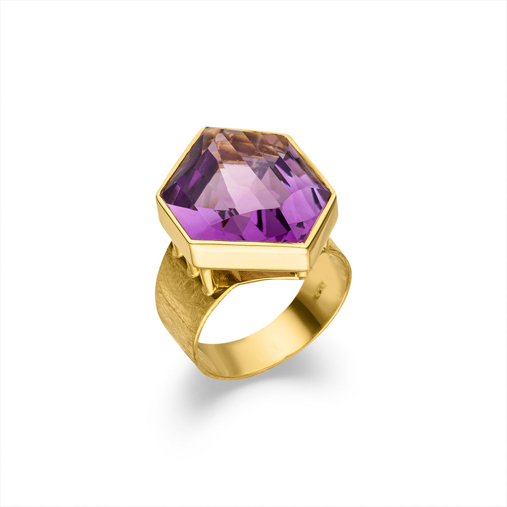 Amethyst Ring 19,99 ct. (Gelbgold 585)