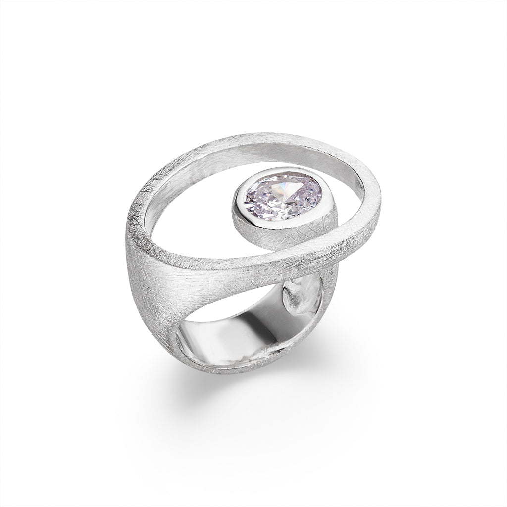 Silber Ring "Teich" (Sterling Silber 925)