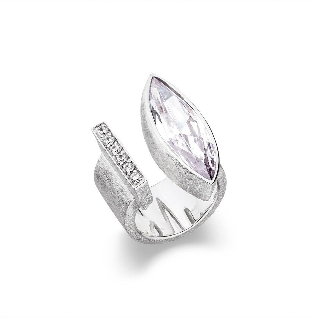 Silber Ring "Marquise" (Sterling Silber 925)