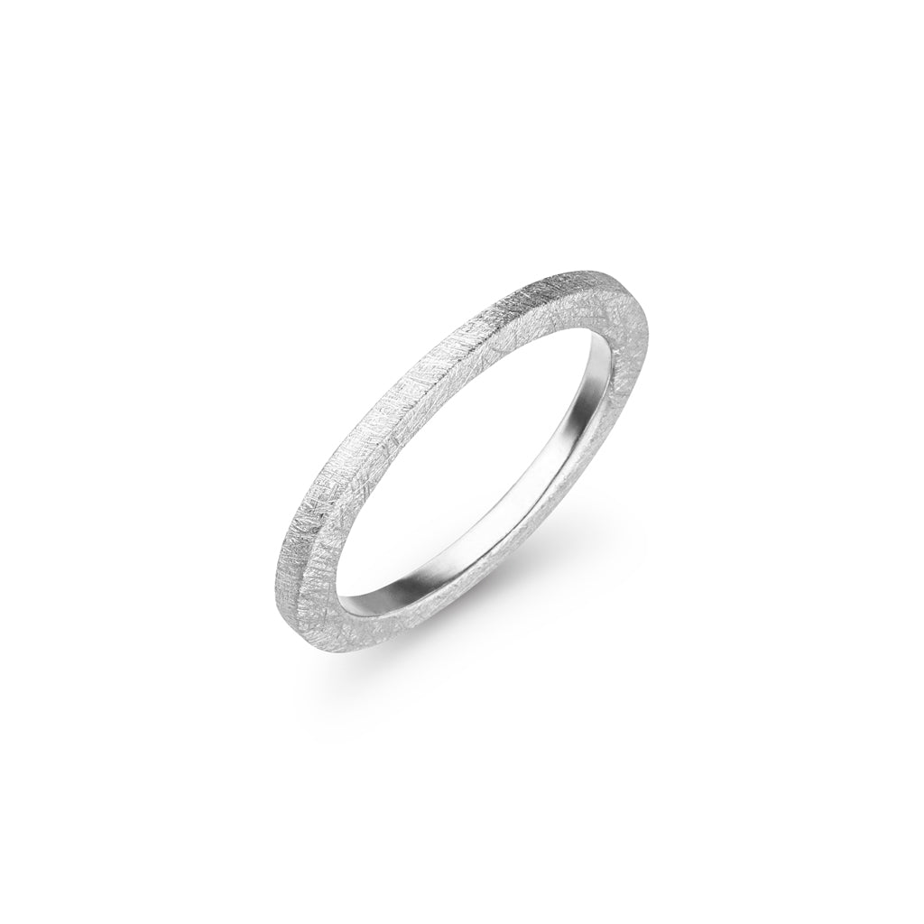 Silber Ring "Simple" 2 mm (Sterling Silber 925)