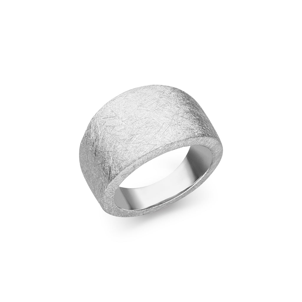 Silber Ring "Verlauf" 15 mm (Sterling Silber 925)