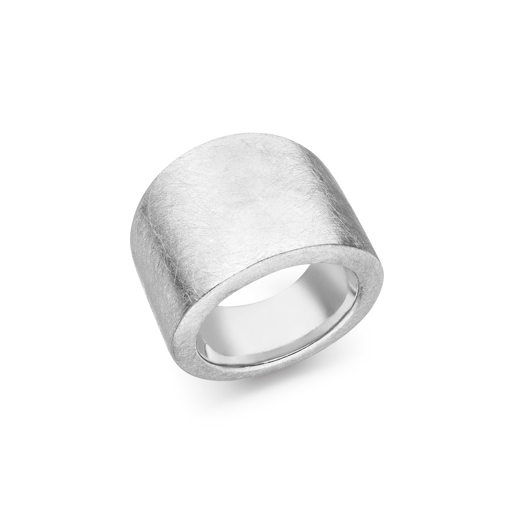 Silber Ring "Verlauf" 20 mm (Sterling Silber 925)