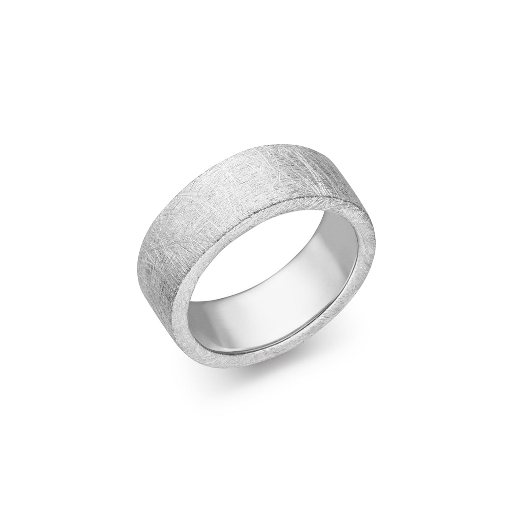 Silber Ring "Simple" 8 mm (Sterling Silber 925)