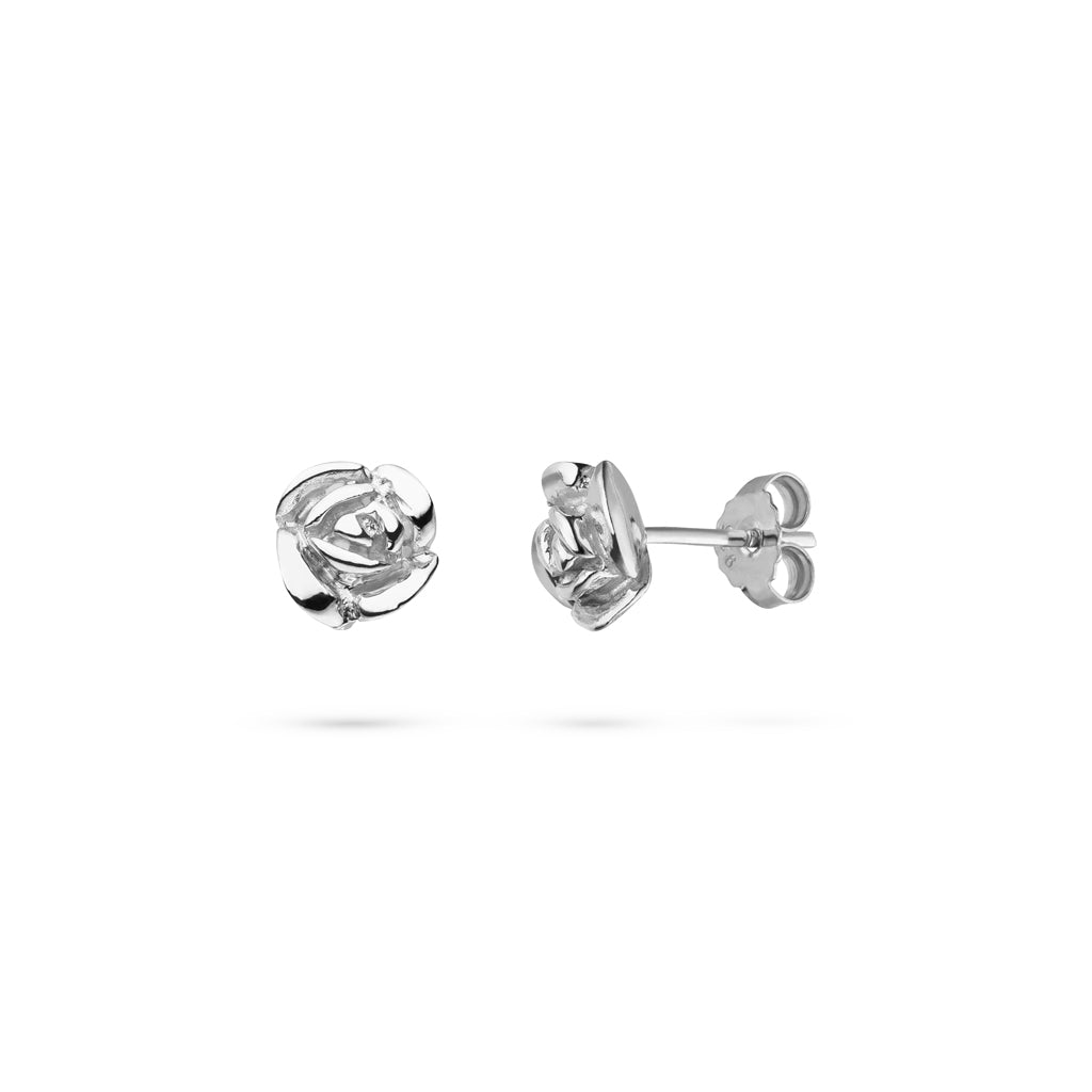 Silber Ohrstecker Rosen (Sterling Silber 925)