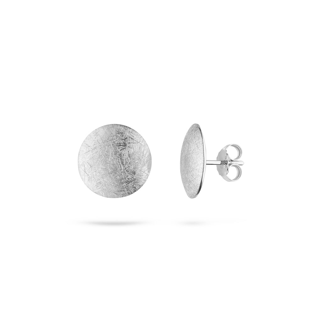 Ohrstecker "Disc" 13 mm (Sterling Silber 925)