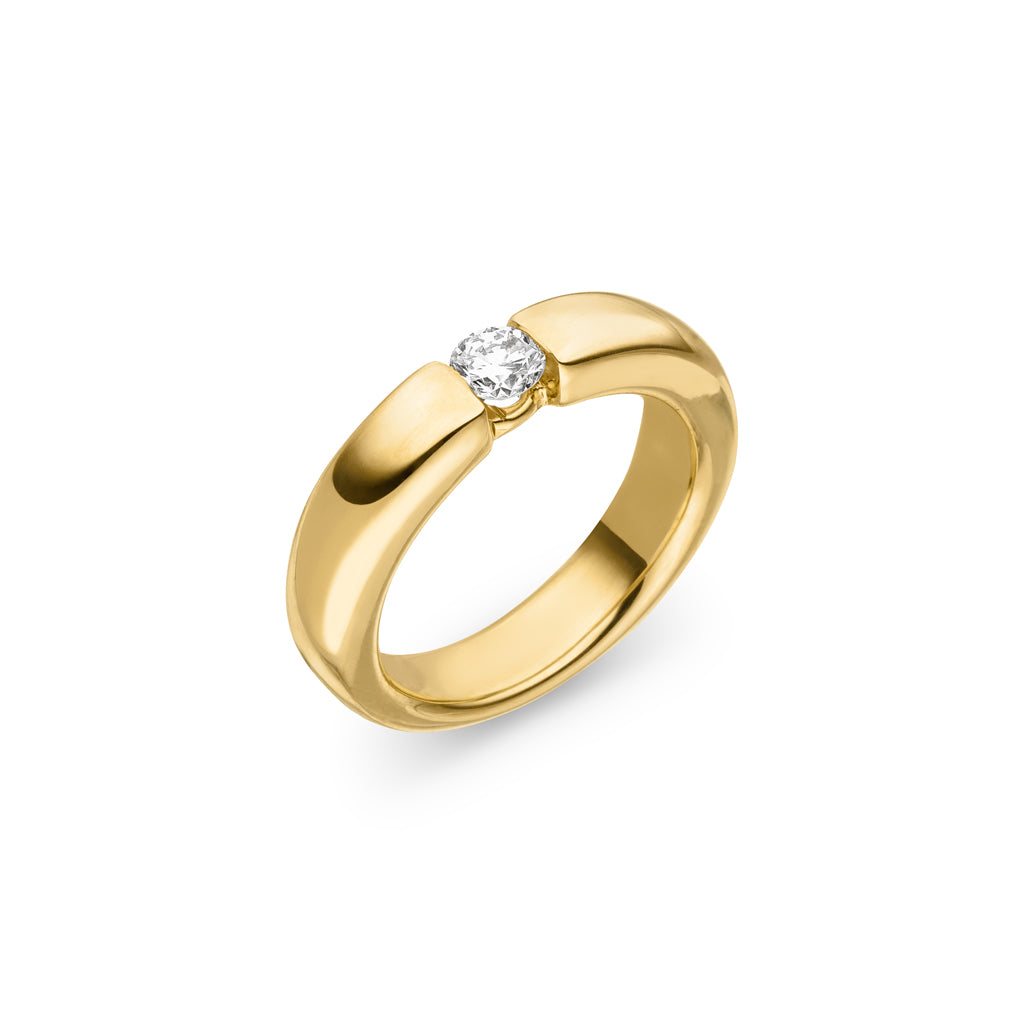 Diamant Ring "Spannend" 0,33 ct. (Gelbgold 585)