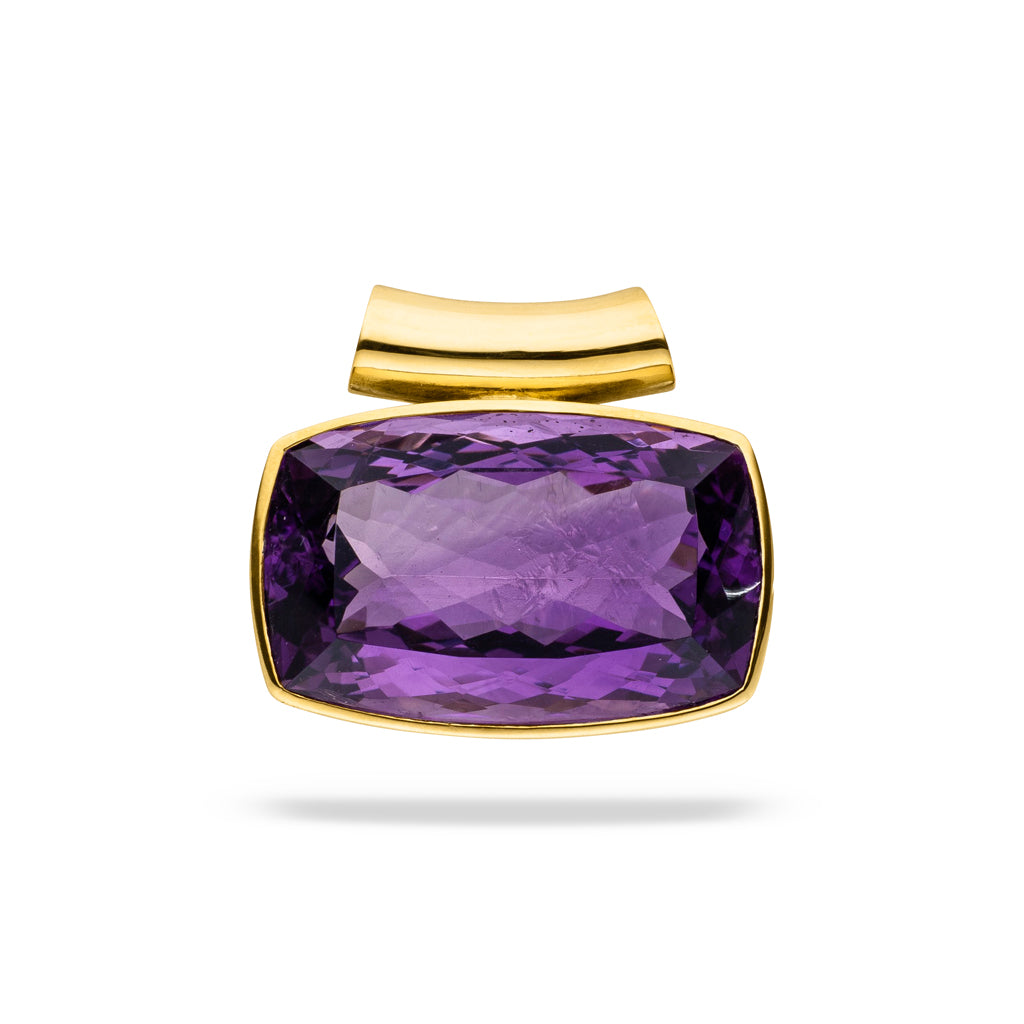 Amethyst Anhänger 64,3 ct. (Gelbgold 585)