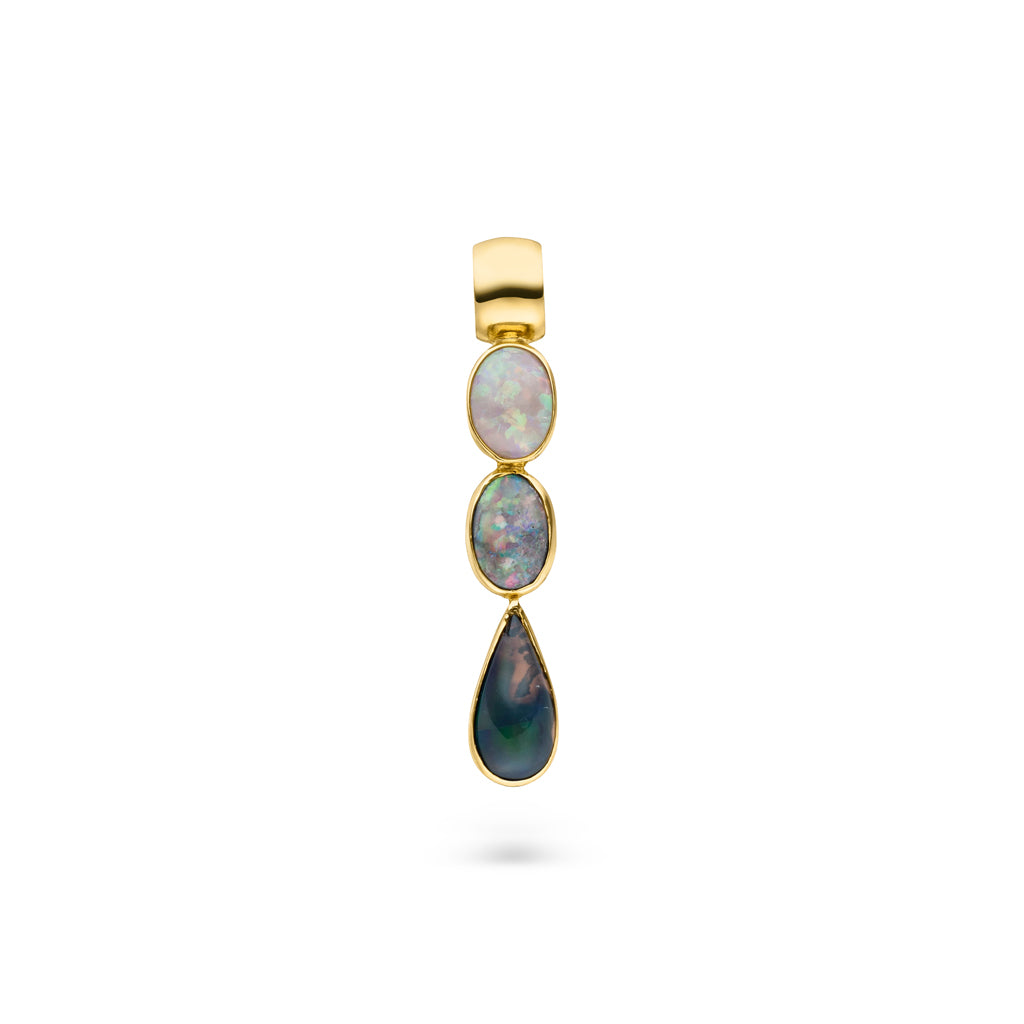 Opal Anhänger "Trio" 2,05 ct. (Gelbgold 585)