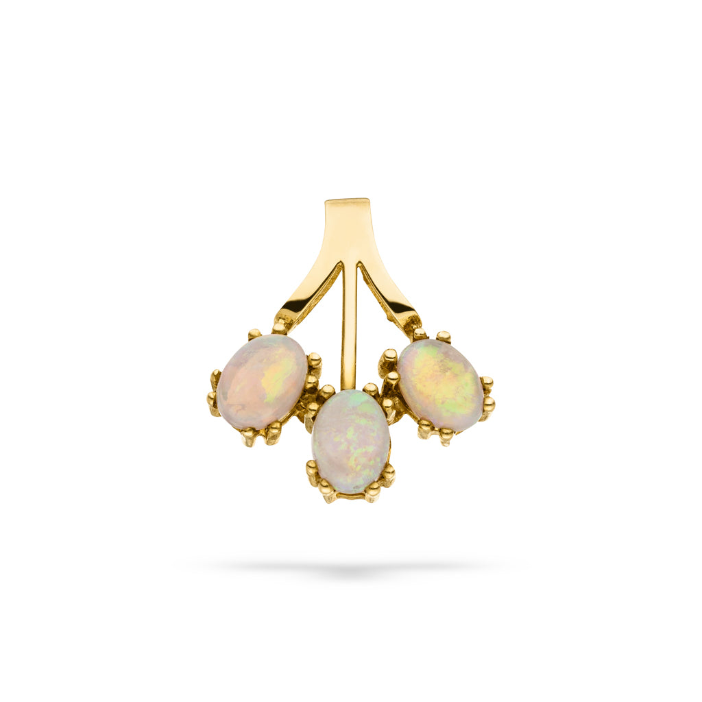 Opal Anhänger "Trio" 1,5 ct. (Gelbgold 585)