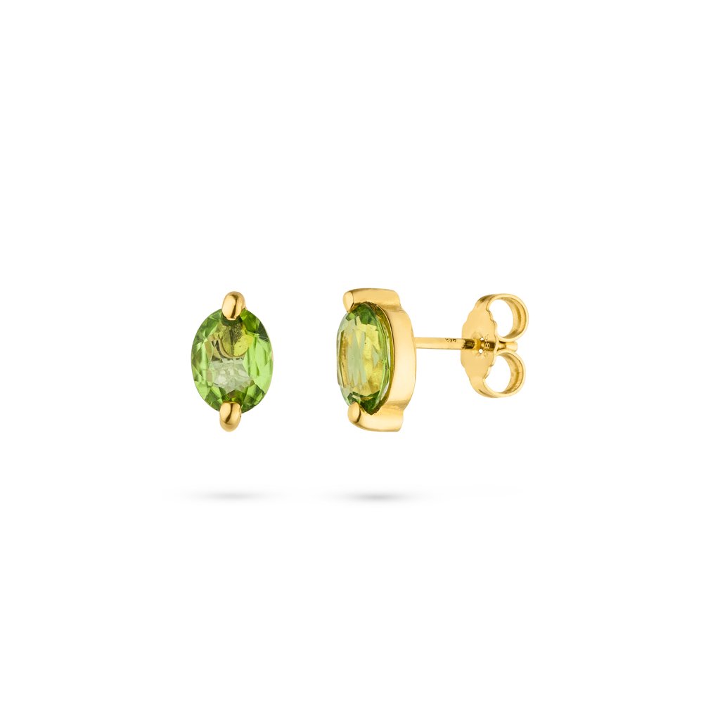 Peridot Ohrstecker 2,0 ct. (Gelbgold 585)