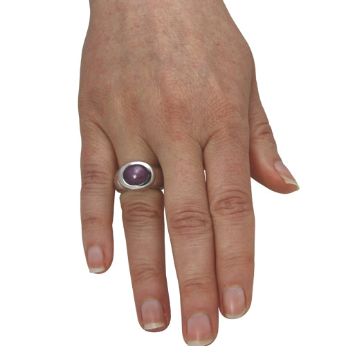 Rubin Ring "Sternrubin" (Sterling Silber 925)