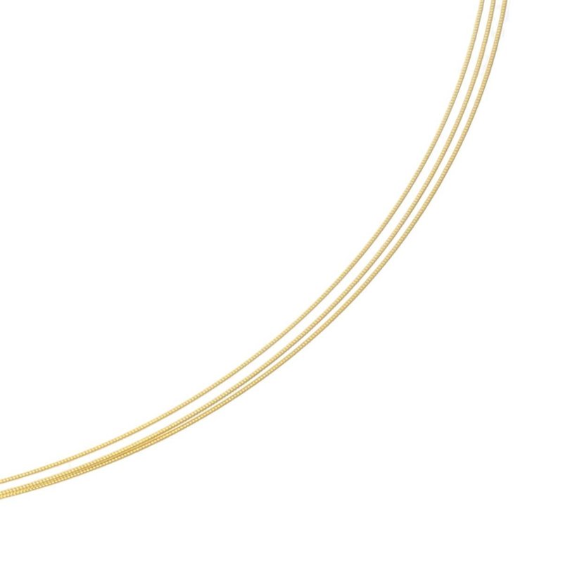 Elastic Omegareif in Spitzenqualität 3-reihig (Gelbgold 585)
