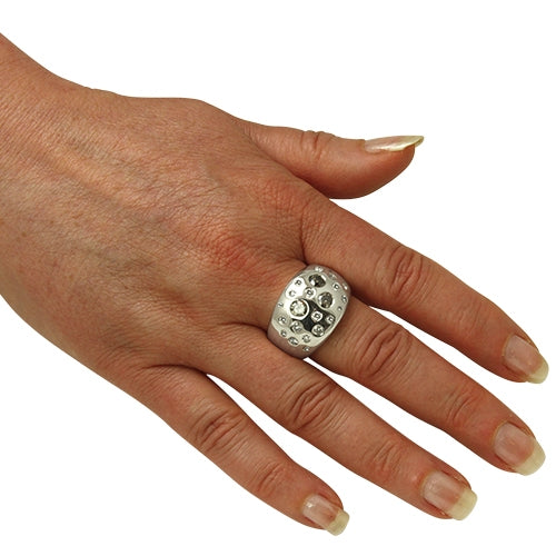 Diamant Ring "Sternenhimmel" 2 ct. (Sterling Silber 925)