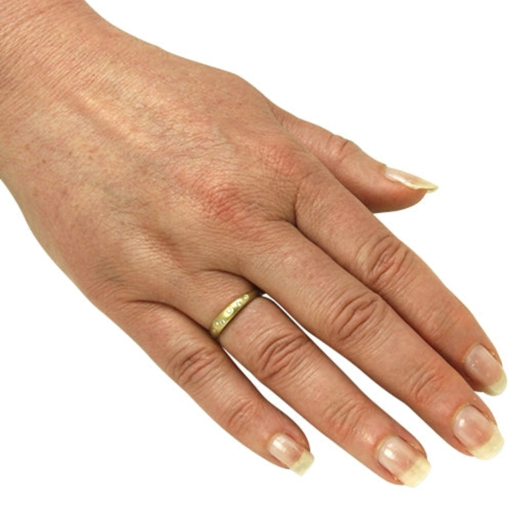 Goldring mit 6 Diamanten (Gelbgold 585)