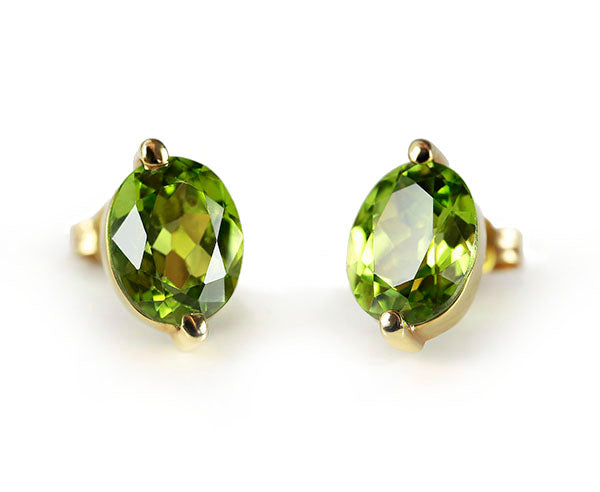 Peridot Ohrstecker 2,0 ct. (Gelbgold 585)