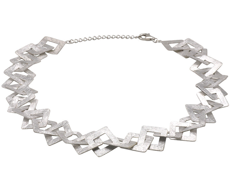 Silber Kette "Squares" (Sterling Silber 925)