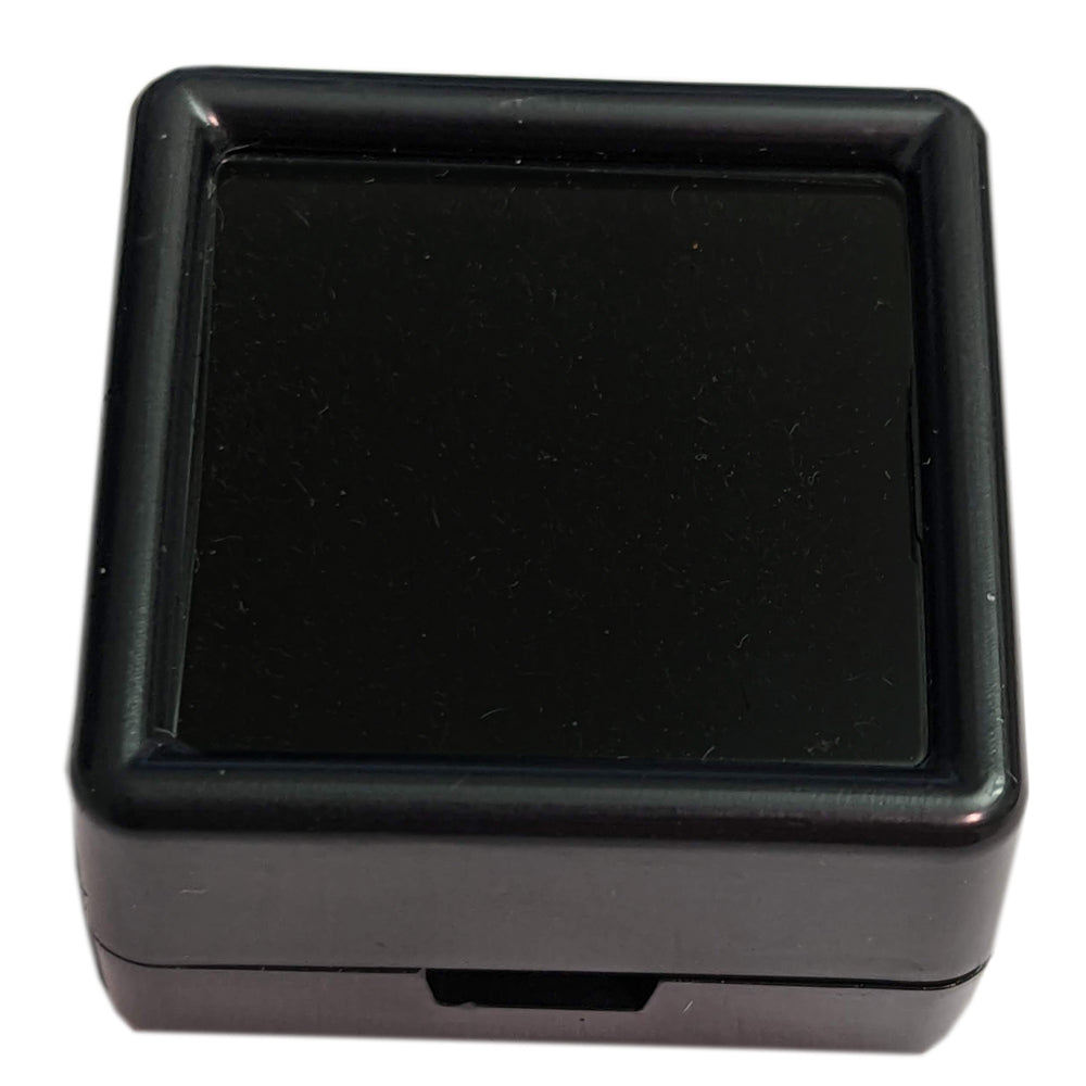 10 x Edelstein Sammelbox Schwarz 28x28x17 mm