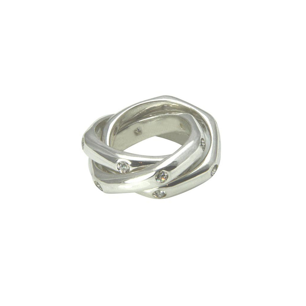 Silber Ring "Oldstyle Dreier" (Sterling Silber 925)