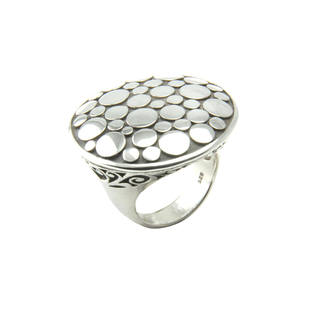 Silber Ring "Circle Dots" (Sterling Silber 925)
