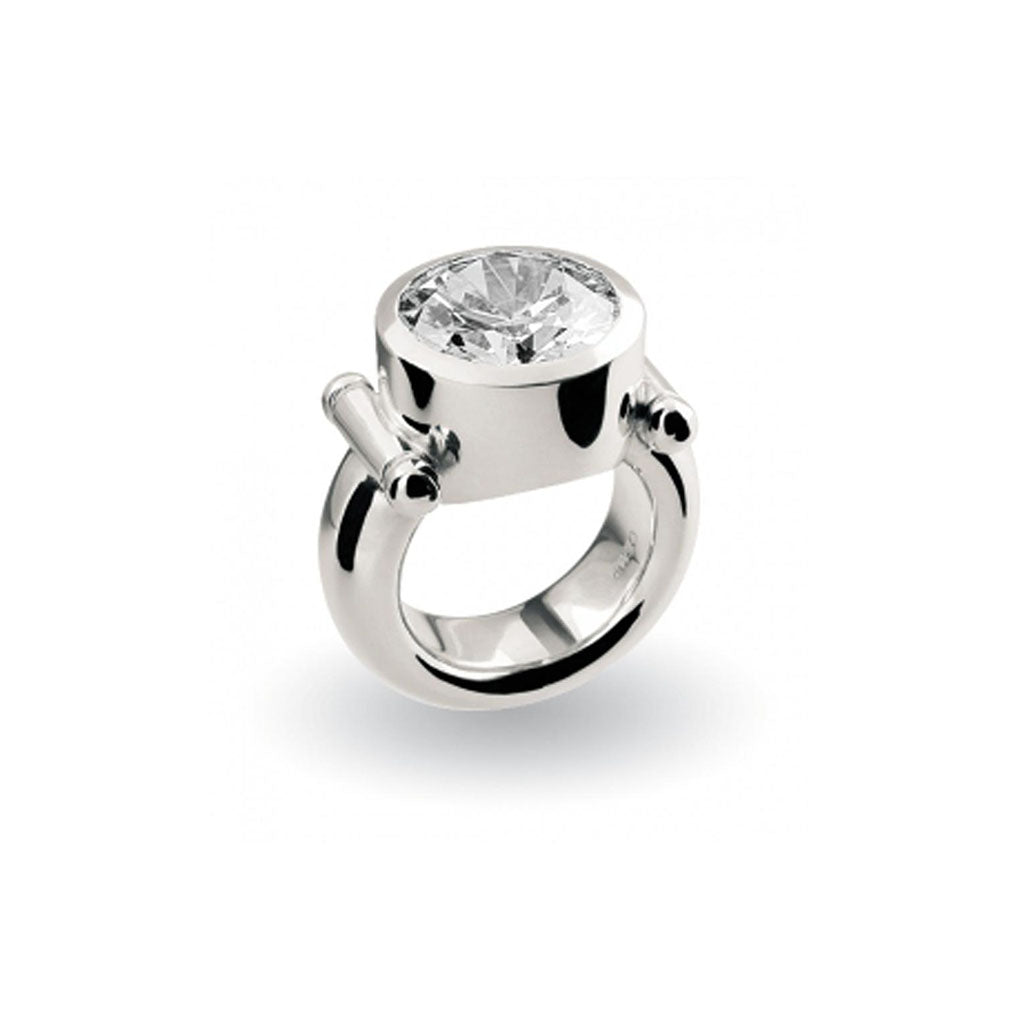 Silber Ring "Schloss" (Sterling Silber 925)