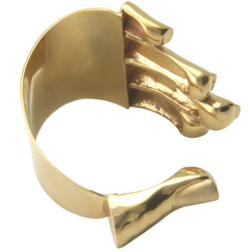 Design Armreif "Hand" (Sterlingsilber 925 vergoldet)
