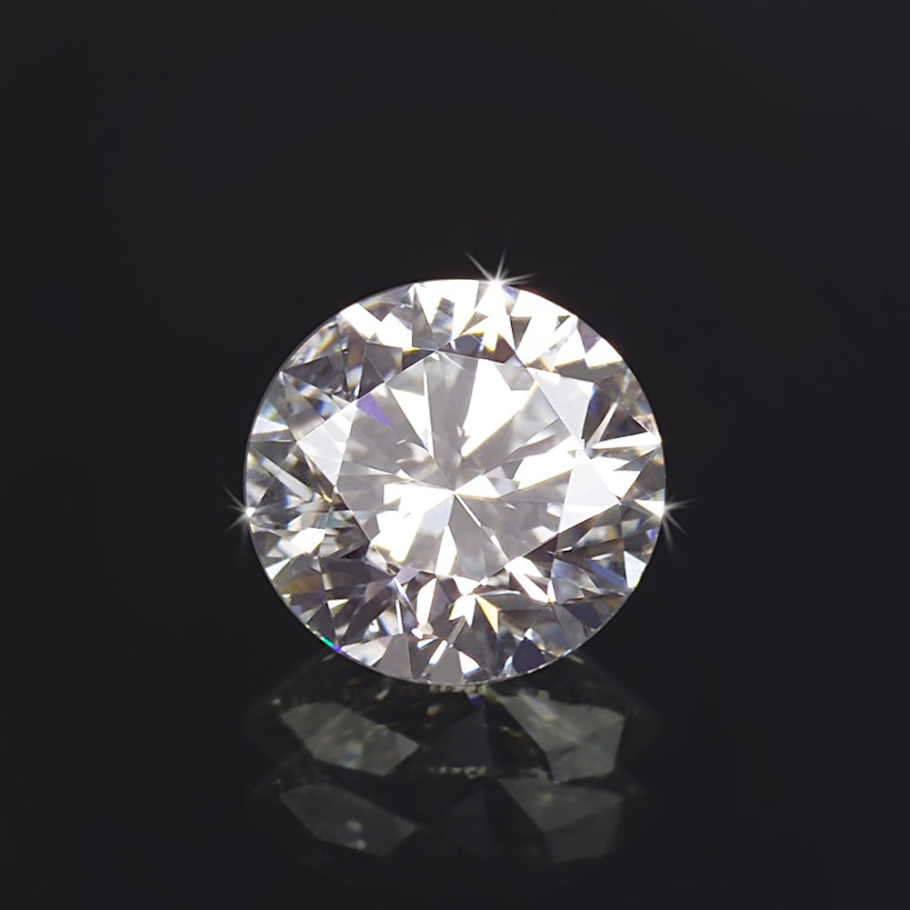 1 Diamant Brillant 0,01 Karat, feines Weiß (F), vsi