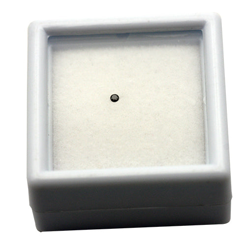1 schwarzer Diamant Brillant 0,015 Karat