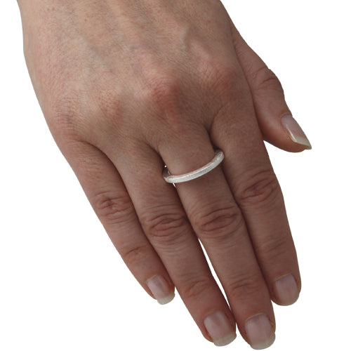 Silber Ring "Simple" 2 mm (Sterling Silber 925)
