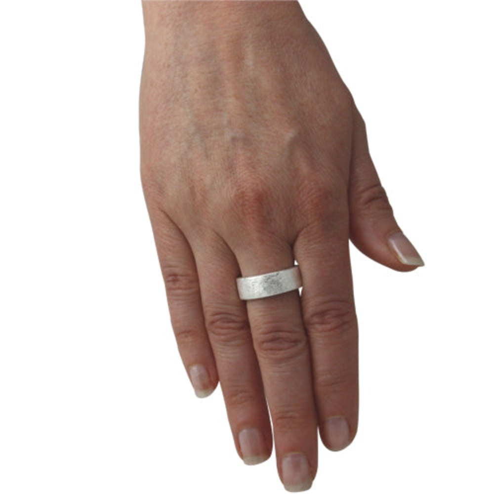 Silber Ring "Simple" 8 mm (Sterling Silber 925)
