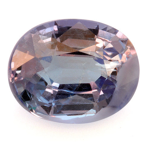 natürlicher Alexandrit mit Farbwechsel 6,2 x 5,0 mm