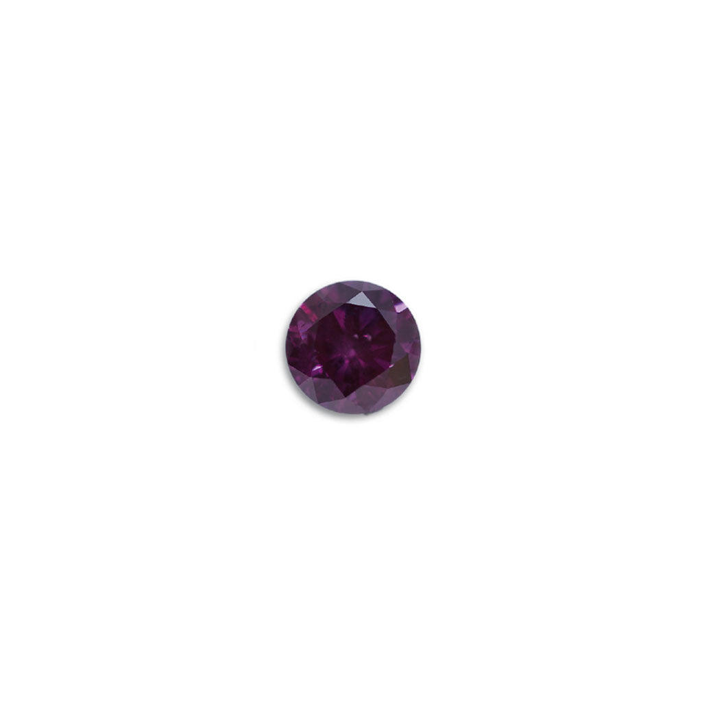 lila Diamant Brillant 0,1 Karat